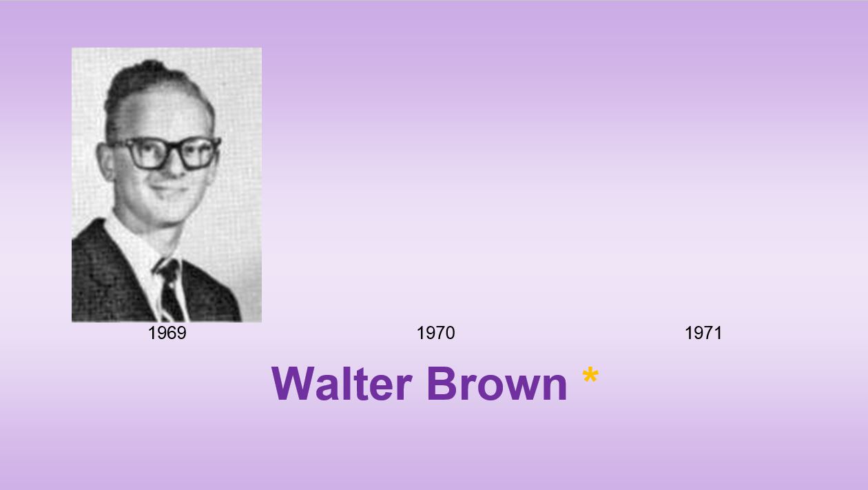 Brown, Walter