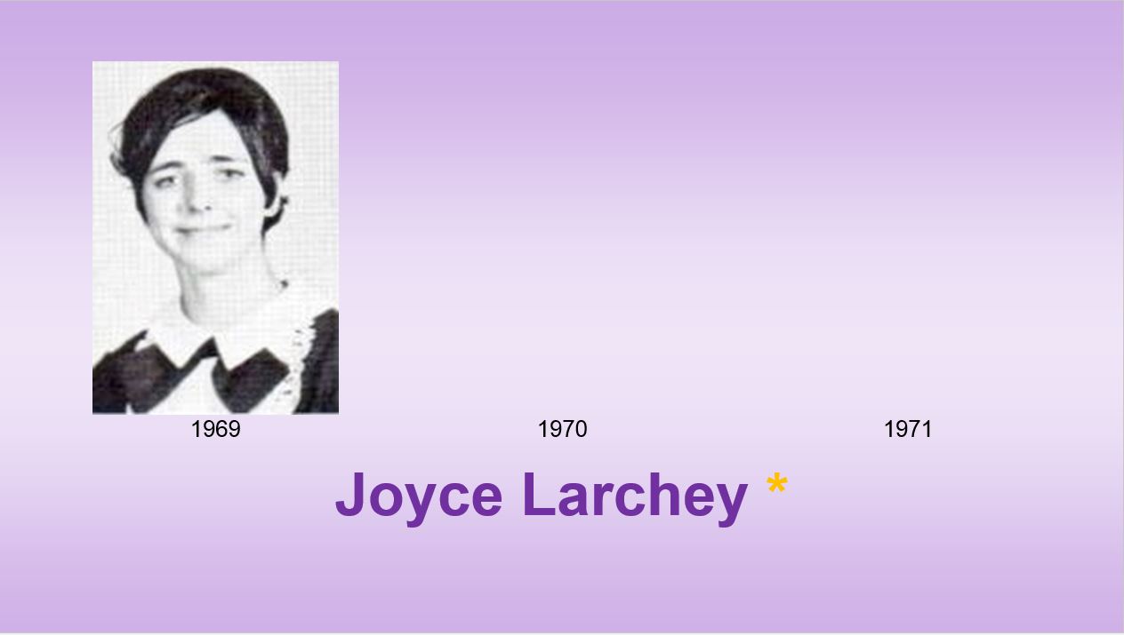 Larchey, Joyce